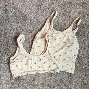 ARQ Cream Floral Camisoles